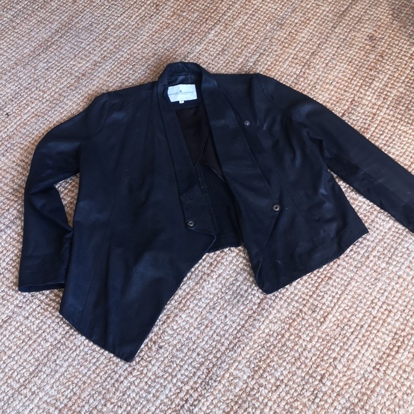 Designers Remix Collection by Charlotte  Eskildsen dressy leather jacket - Picture 10 of 14